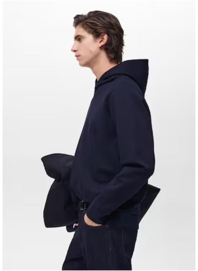 Mango Man Regular-Fit Cotton Hoodie  - Image 3