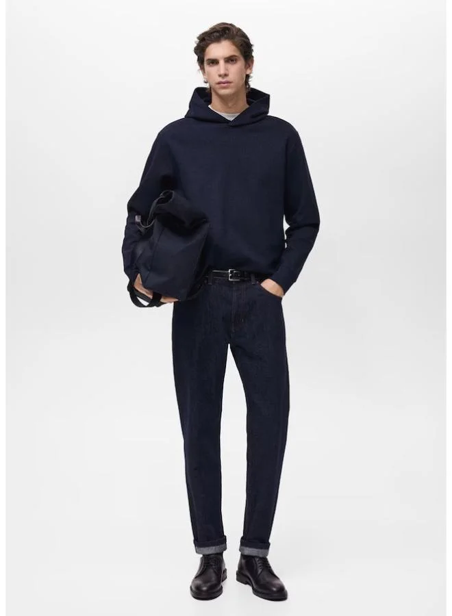 Mango Man Regular-Fit Cotton Hoodie