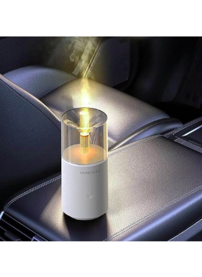 Generic - Car Diffuser Humidifier, Non Slip Air Fragrance Oil with Light, Portable Aromatherapy Essentiall Oil Diffuser, USB Cool Mist Mini Diffuser, USB Mini Cool Mist, Car Air Freshener for Car Smell Remover - Image 1