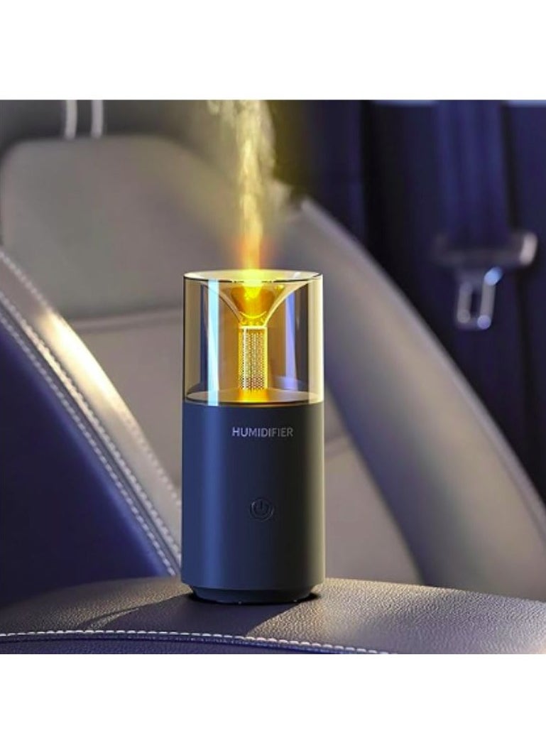 Generic - Car Diffuser Humidifier, Non Slip Air Fragrance Oil with Light, Portable Aromatherapy Essentiall Oil Diffuser, USB Cool Mist Mini Diffuser, USB Mini Cool Mist, Car Air Freshener for Car Smell Remover - Image 1