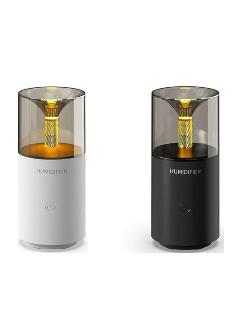Generic - Car Diffuser Humidifier, Non Slip Air Fragrance Oil with Light, Portable Aromatherapy Essentiall Oil Diffuser, USB Cool Mist Mini Diffuser, USB Mini Cool Mist, Car Air Freshener for Car Smell Remover - Image 1