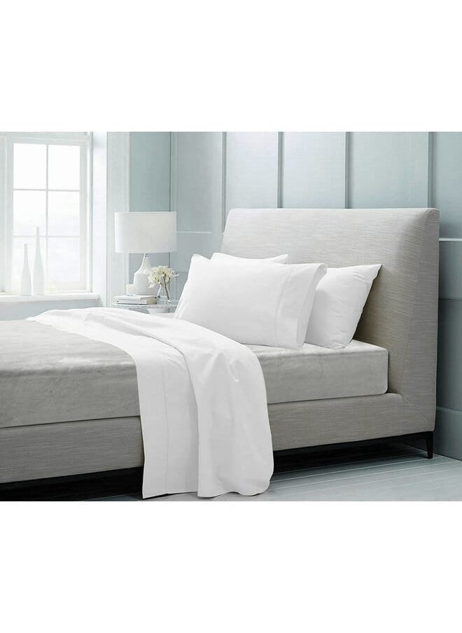 MORANO - Single Fitted Velvet Sheet 120 x 200 x 25 cm-Silver - Image 1