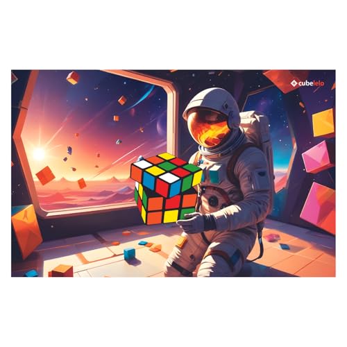 Cubelelo Drift Timer and AstroCuber Mat Combo | Precision Speed Cubing Timer & Premium Non-Slip Mat | Enhance Your Cubing Performance | Ideal for All Ages & Skill Levels - Image 2