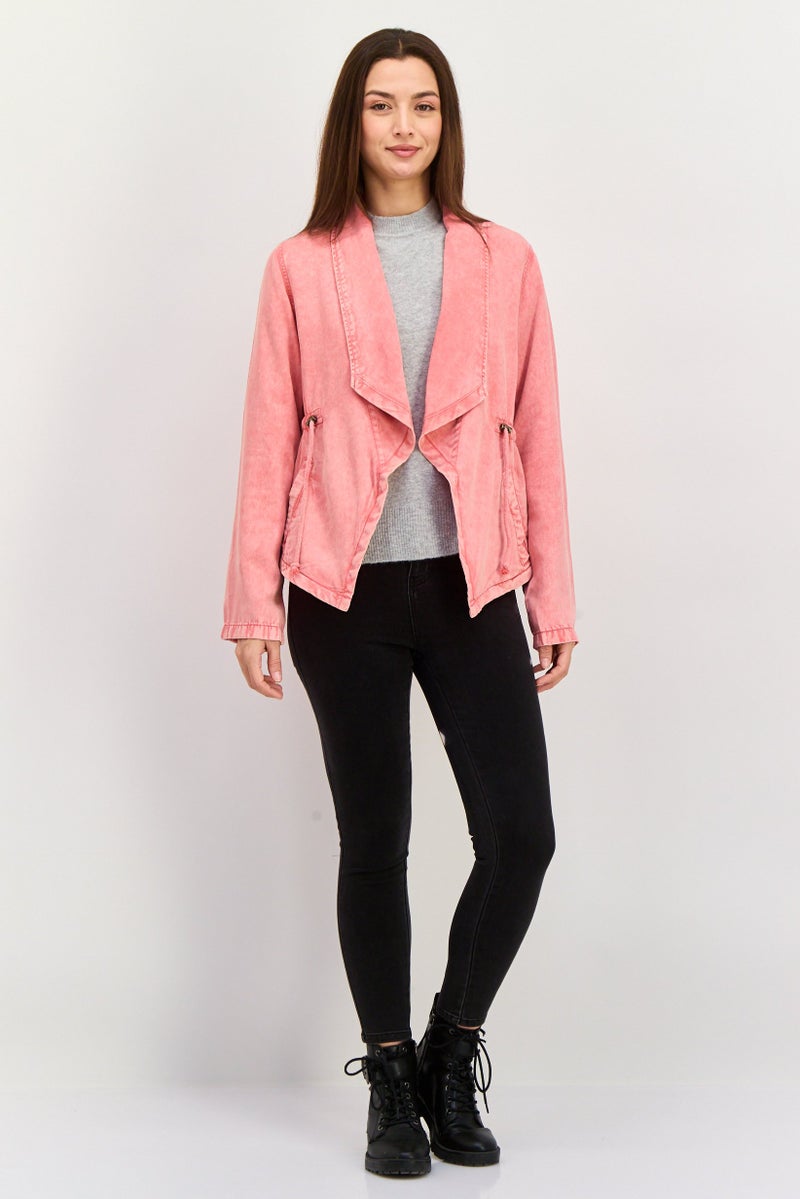 ONLY Women Wash Jacket Shirt, Red  - Image 3