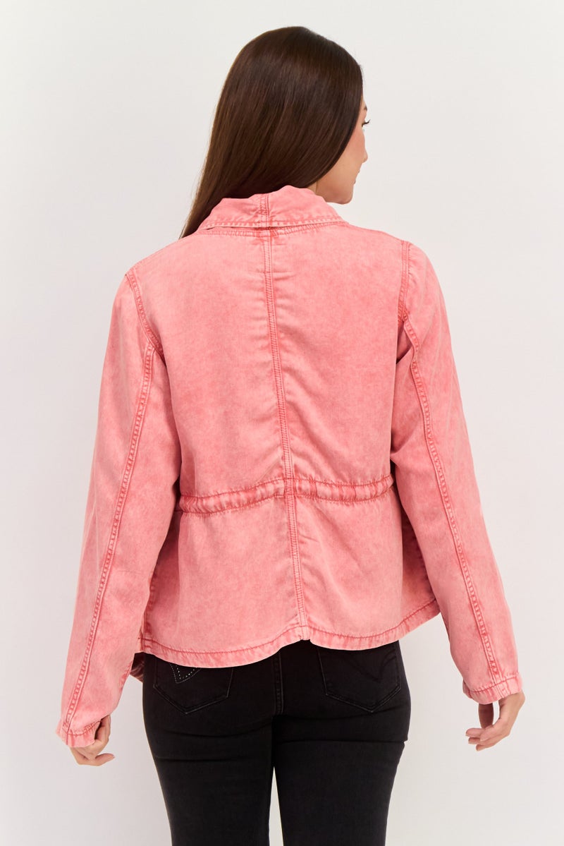 ONLY Women Wash Jacket Shirt, Red  - Image 2