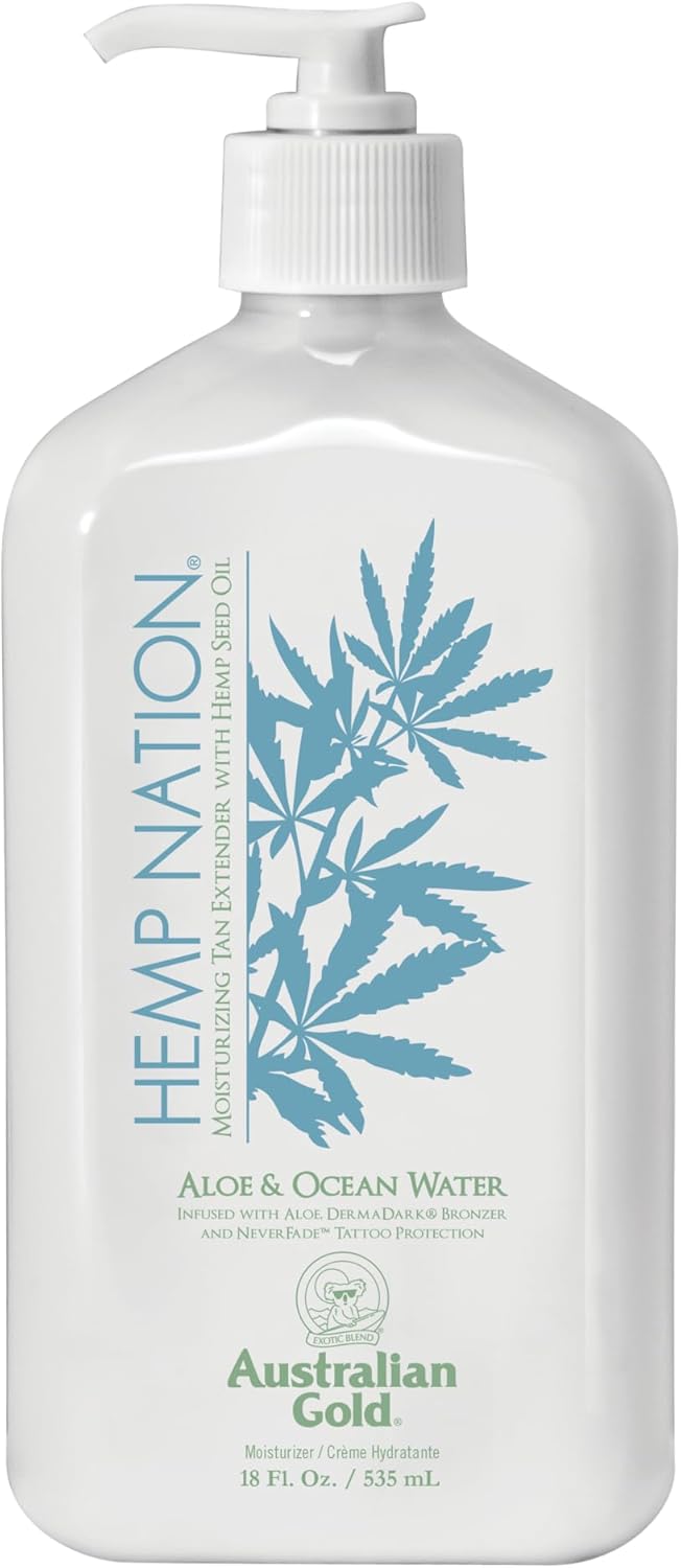 Australian Gold Hemp Nation Aloe Ocean Water 535ml Body Lotion Moisturiser