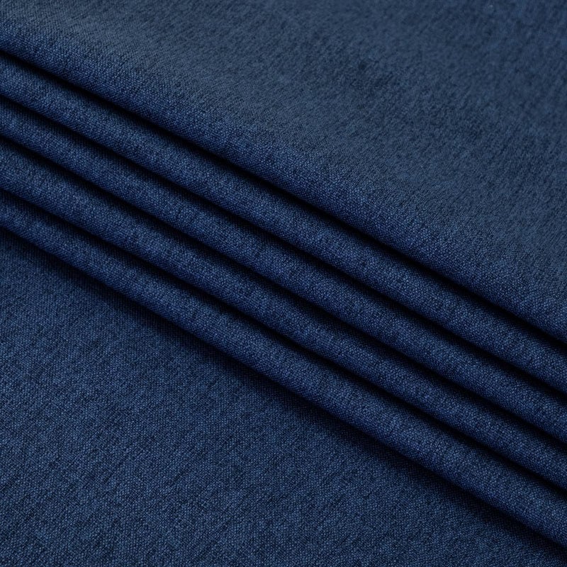 AMBERIS Bed Runner Dark Blue, Imitation Linen Decorative Bed Scarf for Home Hotel - Image 5