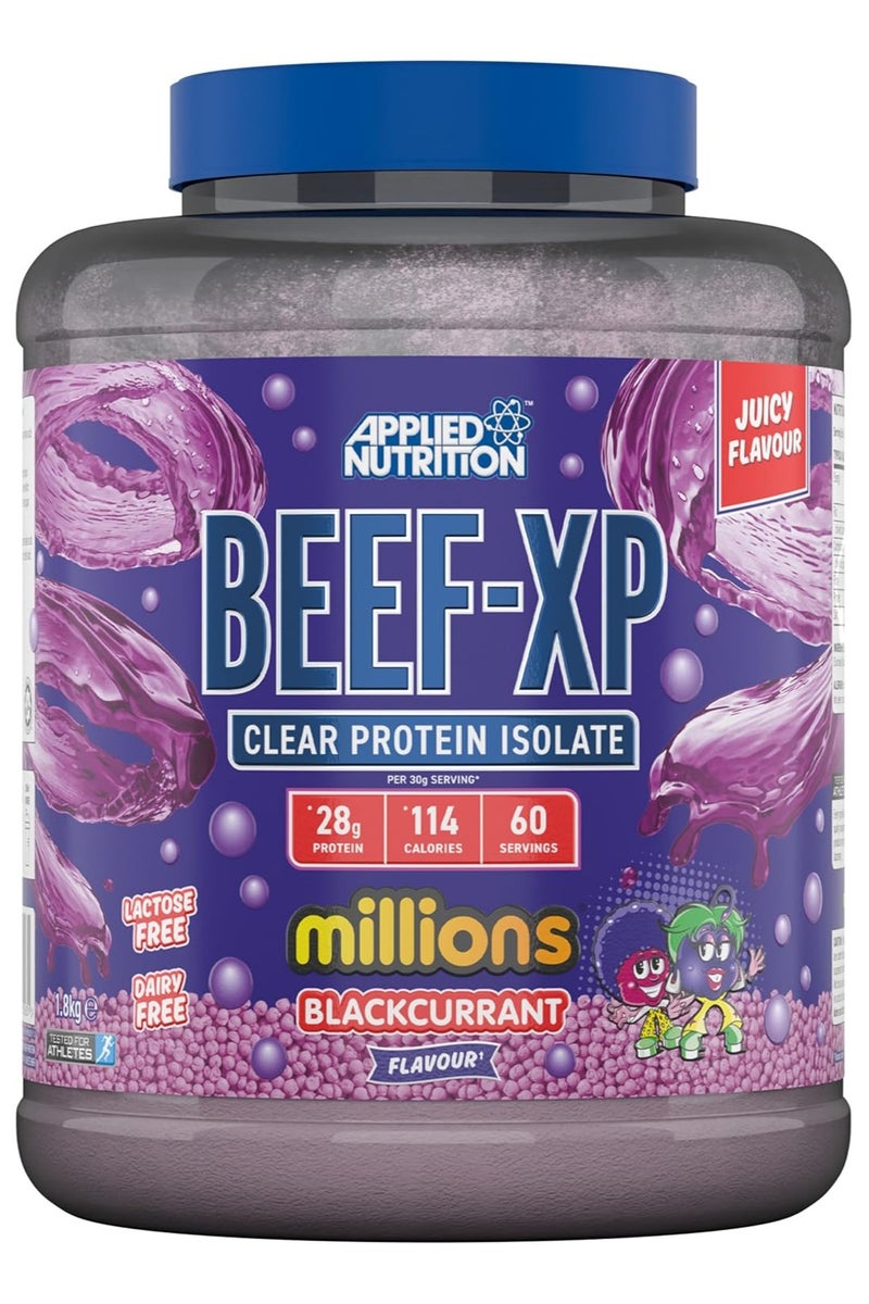 Applied Nutrition BEEF-XP 1.8 kg BLACKCURRANT Flavor, 60 Serving - Image 1