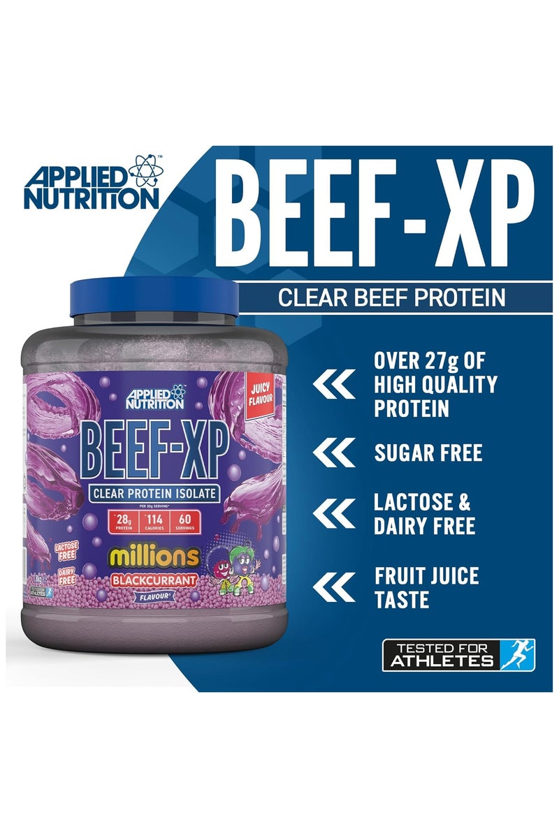 Applied Nutrition BEEF-XP 1.8 kg BLACKCURRANT Flavor, 60 Serving - Image 2