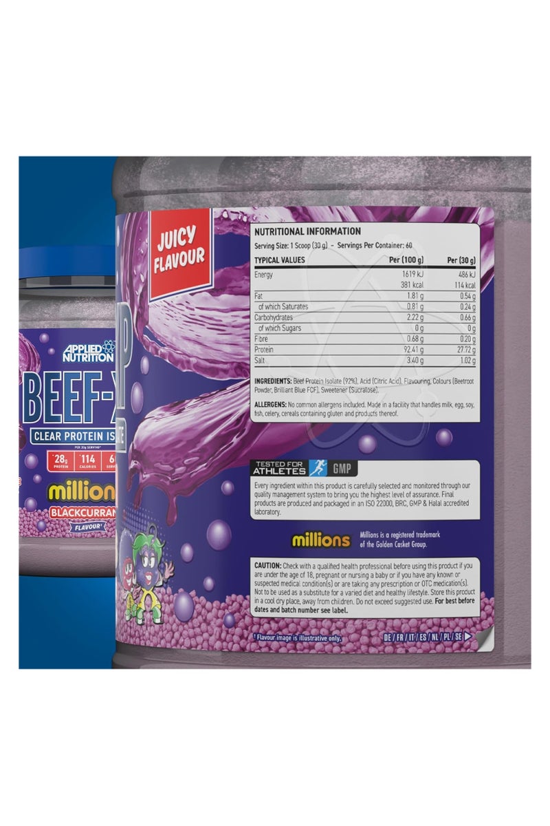 Applied Nutrition BEEF-XP 1.8 kg BLACKCURRANT Flavor, 60 Serving - Image 4