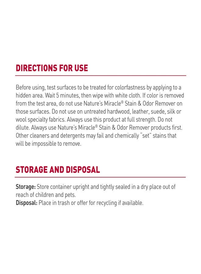 Nature's Miracle Nature’S Miracle Stain And Odor Remover Cat 32 Ounces, Odor Control Formula - Image 3