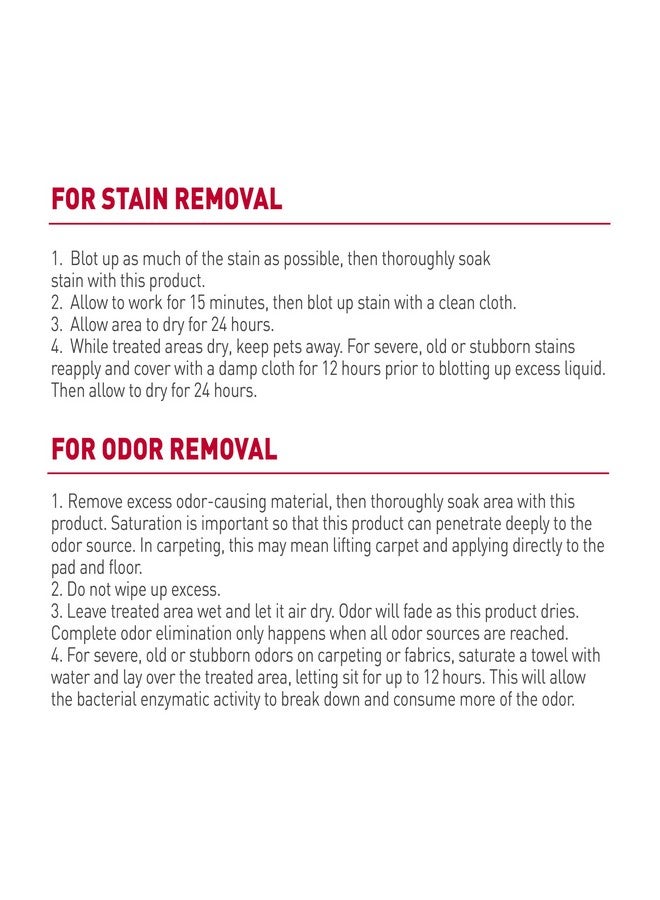 Nature's Miracle Nature’S Miracle Stain And Odor Remover Cat 32 Ounces, Odor Control Formula - Image 4