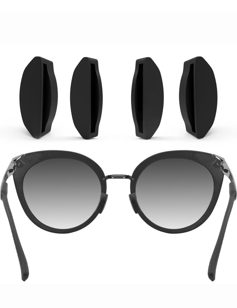 Generic ToughAsNails Black Replacement Nose Pads Nosepieces for Oakley HSTN OO9242/HSTN Low Bridge Fit OO9242A/Frogskins Range OO9284/Top Knot OO9434 Sunglasses  - Image 1
