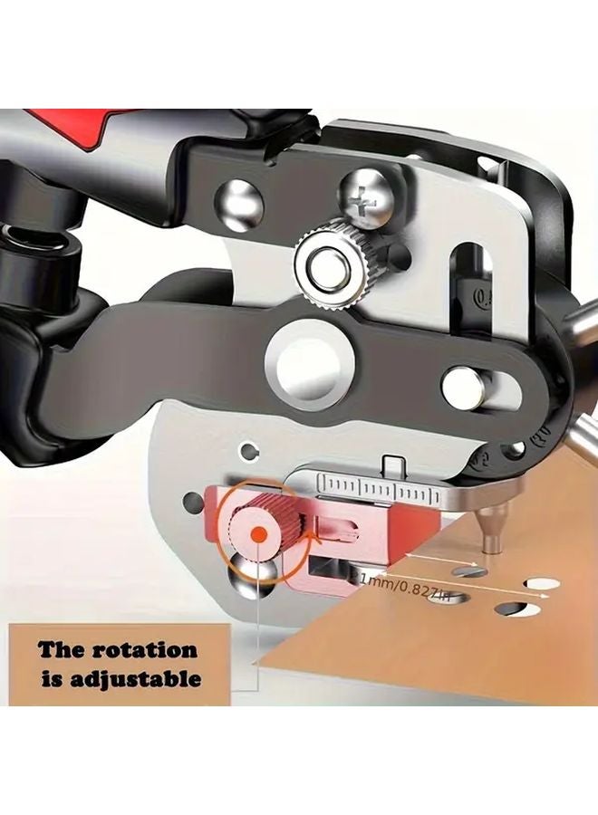 Multifunctional Punching Pliers Labor Saving Hole Punch For Leather Belts Straps Quantity 1 - Image 5