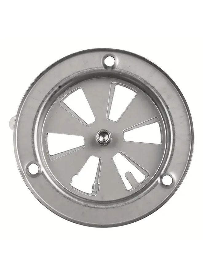 Stainless Steel BBQ Grill Exhaust Vent Airflow Control Damper Quiet Ventilation Cover 1pc - Image 5