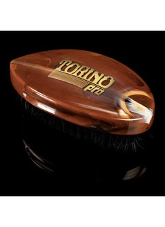 TORINO PRO WAVE BRUSHES BY BRUSH KING Torino Pro Curved Wave Brush 236 Curve Palm Soft Bristles 100% Pure Boar Bristles Great For Laying Down Your 360 Waves  - Image 5