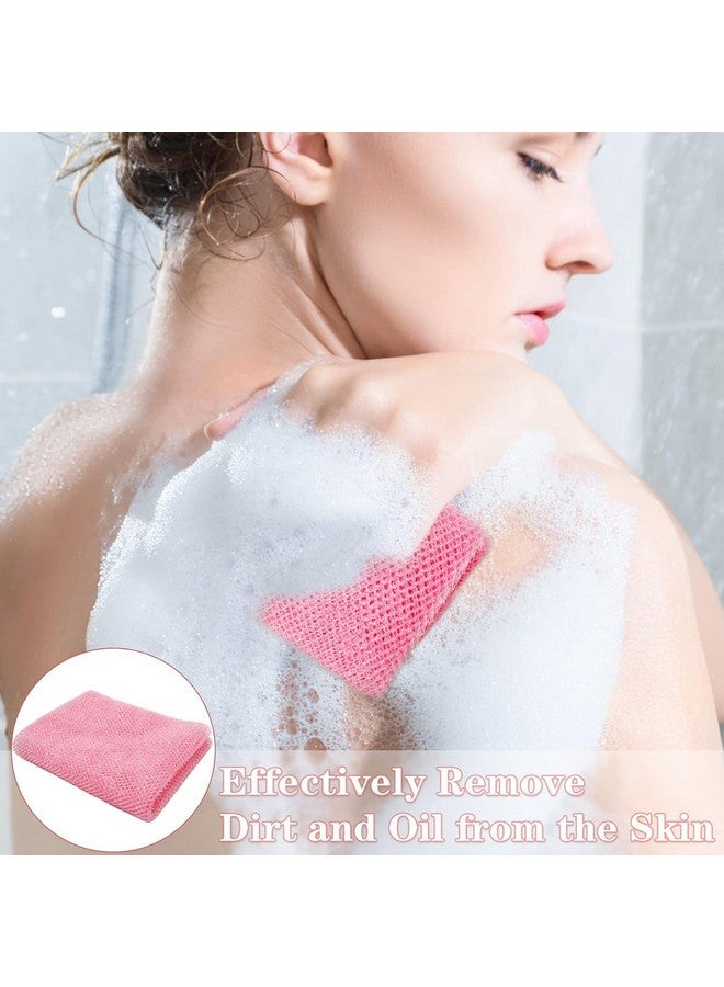 ZTOCOZ Exfoliating Washcloth Body Scrubber Back Scrubber for Shower Japanese Beauty Washcloth Bath Wash Cloth African Net Exfoliation Luffah Towel Net Sponge Loofah Body Scrub 1 Pack - Image 2