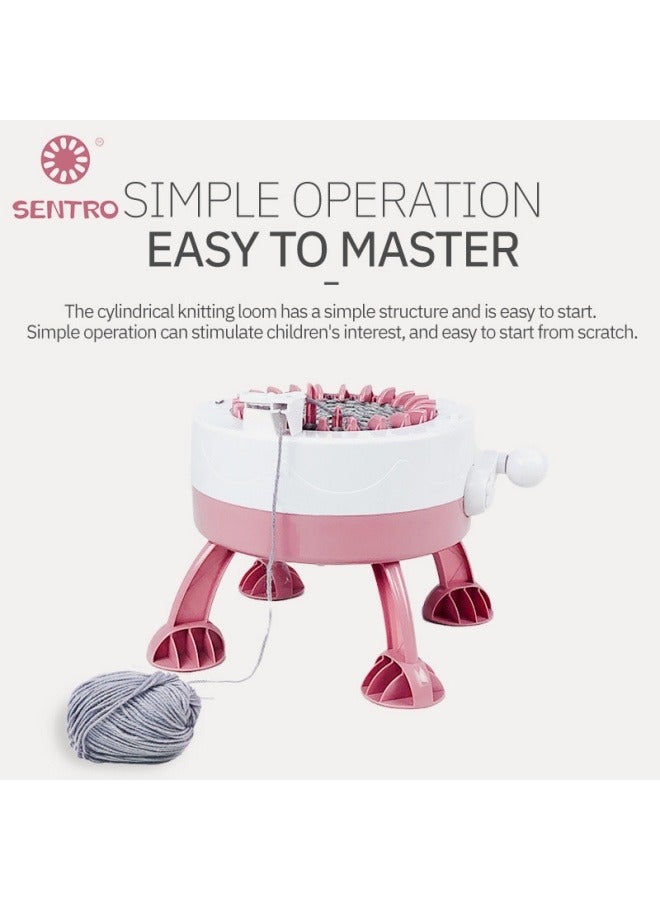 Star cylindrical Wool Knitting Machine 22 Knitted Sweater Adult Children Hand Knitting Machine - Image 3