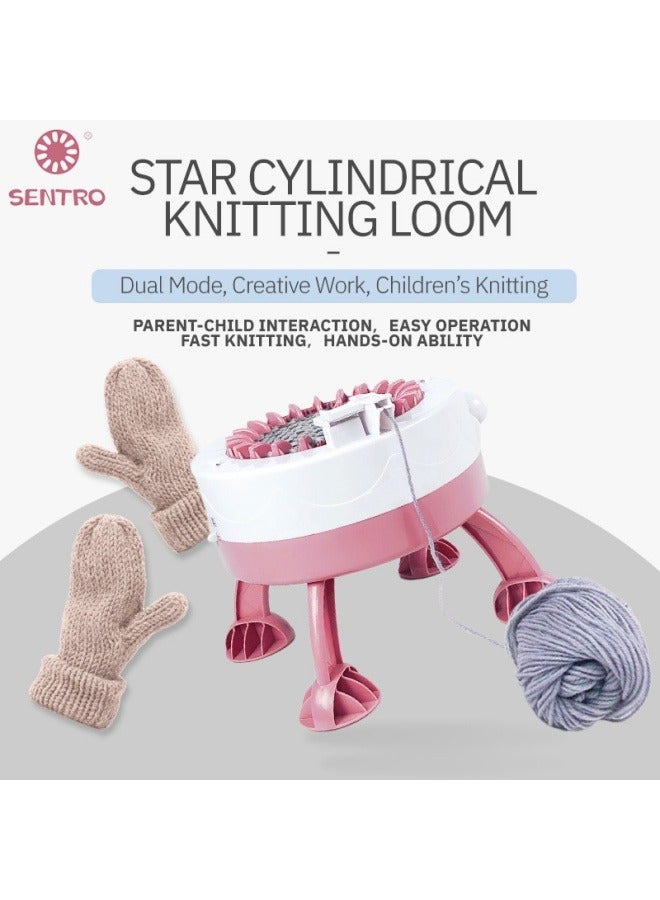 Star cylindrical Wool Knitting Machine 22 Knitted Sweater Adult Children Hand Knitting Machine - Image 2