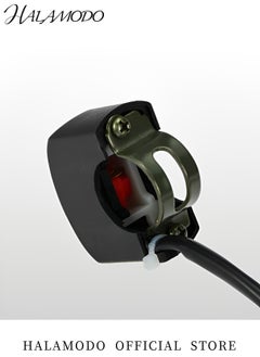 HALAMODO Motorcycle Handlebar Toggle Switch On/Off Push Button for Motorcycle ATV Motorbike Bike Horn Turn Signal Headlight Spotlight Hazard Lamp Switch Assembly for LED Light  - Image 4