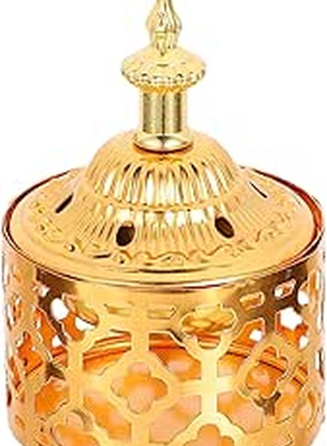 مُبَخِّر البخور الحديدي المجوف الإبداعي، معطر للجو، زينة منزلية لسطح المكتب للاستخدام الداخلي - Image 1