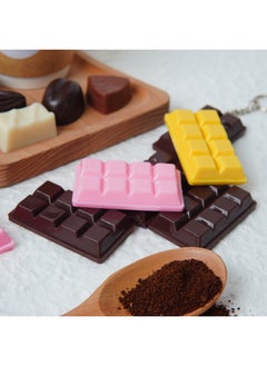 Generic Simulation Food Play Chocolate Food Model Miniature Food Play Valentine's Day Gift Dessert Shop Creative Play House Toys-Color:Caramel Chocolate (keychain)-Size:6*3.5cm  - Image 2