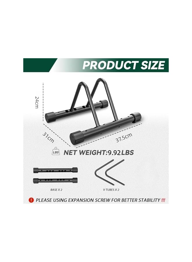 erorex Cycle Bike Stand Portable Floor Rack Bicycle Park for Smaller Bikes Lightweight and Sturdy Ready for The BMX Racing Track - Image 2