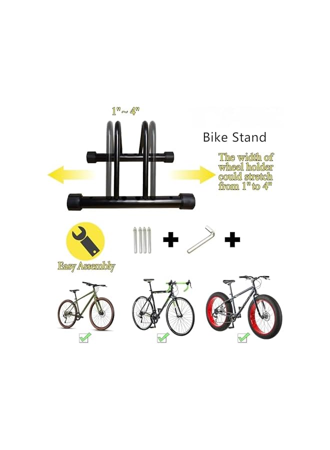 erorex Cycle Bike Stand Portable Floor Rack Bicycle Park for Smaller Bikes Lightweight and Sturdy Ready for The BMX Racing Track - Image 3