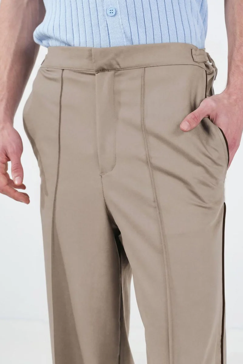 Giesto Beige Natural GIESTO Men's Suit Pants for Men | Best Price UAE