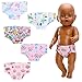 HONLAELLA 5 PCS Baby Doll Diapers Underwear for 1215 Inch Reborn Baby Dolls Multicolored Includes 5 Materials Fits 1215 Inch Dolls Practical Gift Enhances Doll Play - Image 3