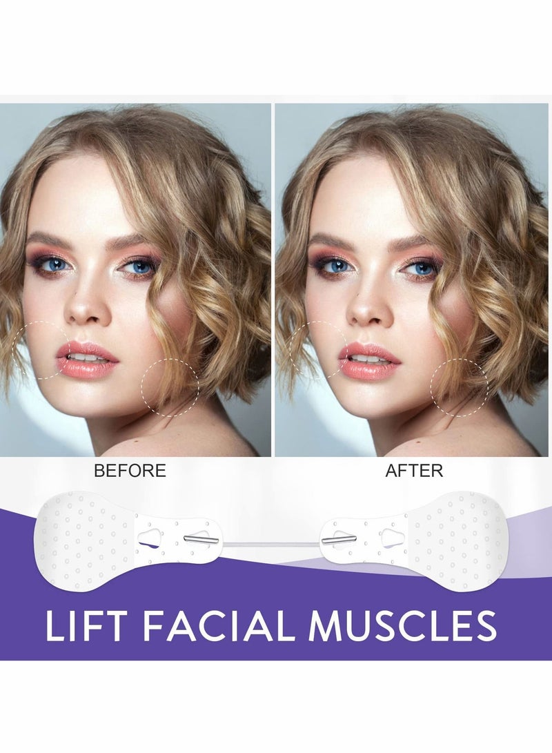 KASTWAVE Face Lift Tape, 40PCS High Elasticity Waterproof Instant Face Lifting Sticker, Ultra-thin Invisible Face Tape for Hiding Facial Wrinkles and Lifting Saggy Skin - Image 2