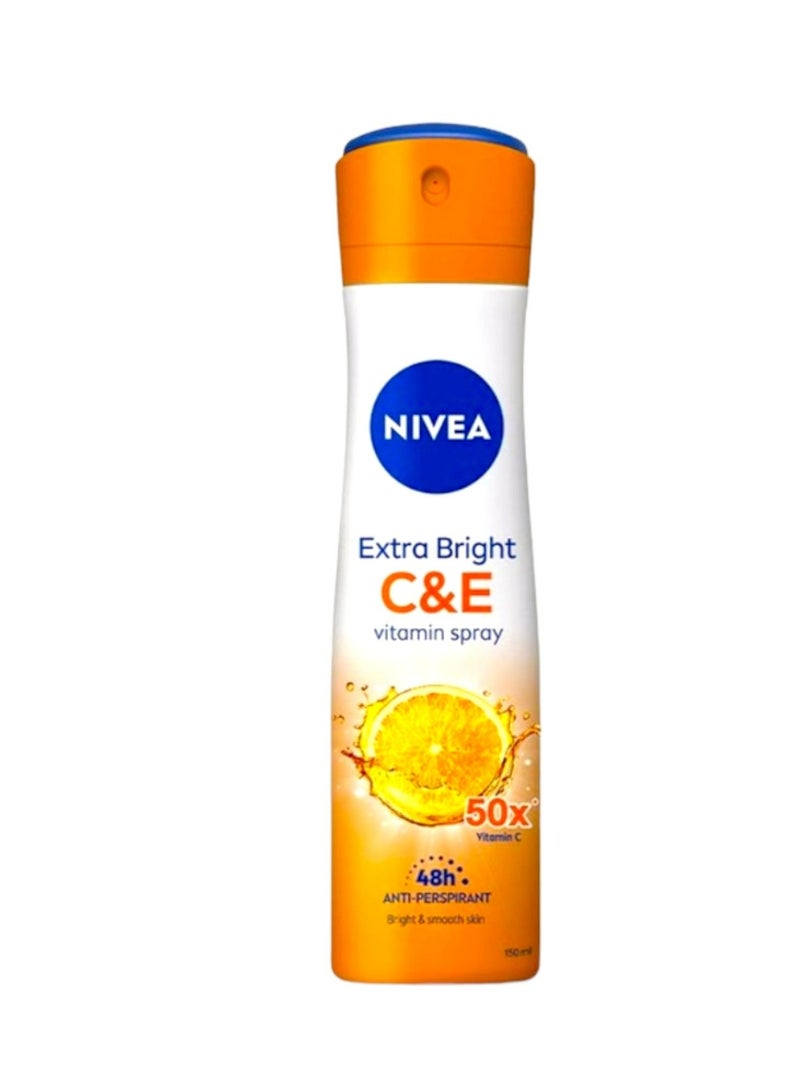 Nivea Nivea Women's Deodorant Spray Vitamin C and E 150 ml