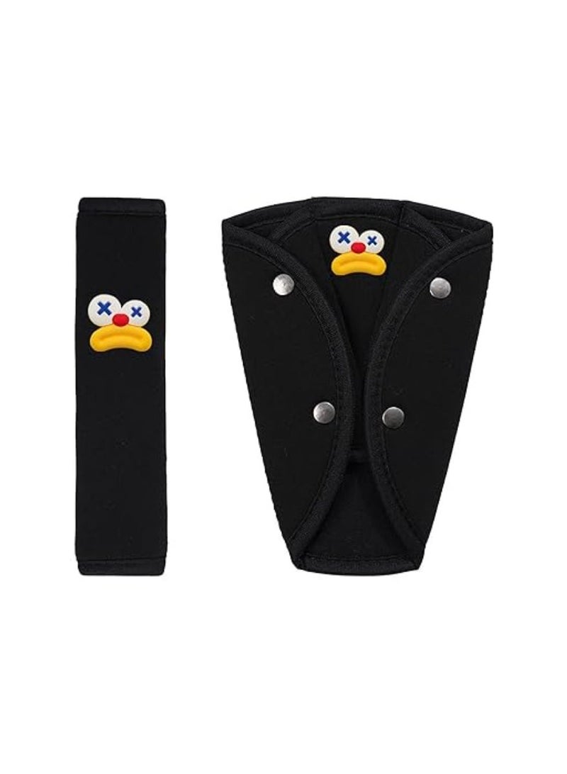 Seatbelt Covers for Kids, Soft & Breathable Seat Belt Cover Pad for Car Neck and Shoulder Protection, Booster Seat & Stroller, Comfortable Strap Pads for Toddlers, Boys & Girls - Image 1