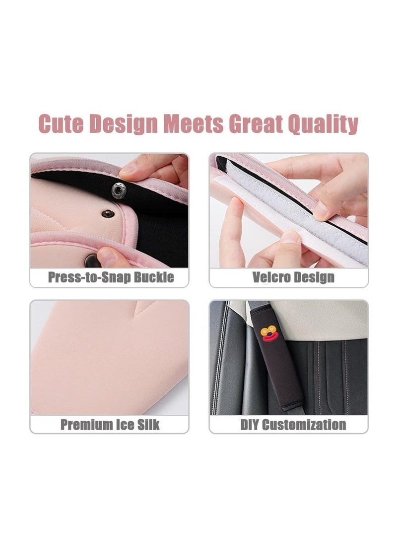 Seatbelt Covers for Kids, Soft & Breathable Seat Belt Cover Pad for Car Neck and Shoulder Protection, Booster Seat & Stroller, Comfortable Strap Pads for Toddlers, Boys & Girls - Image 3