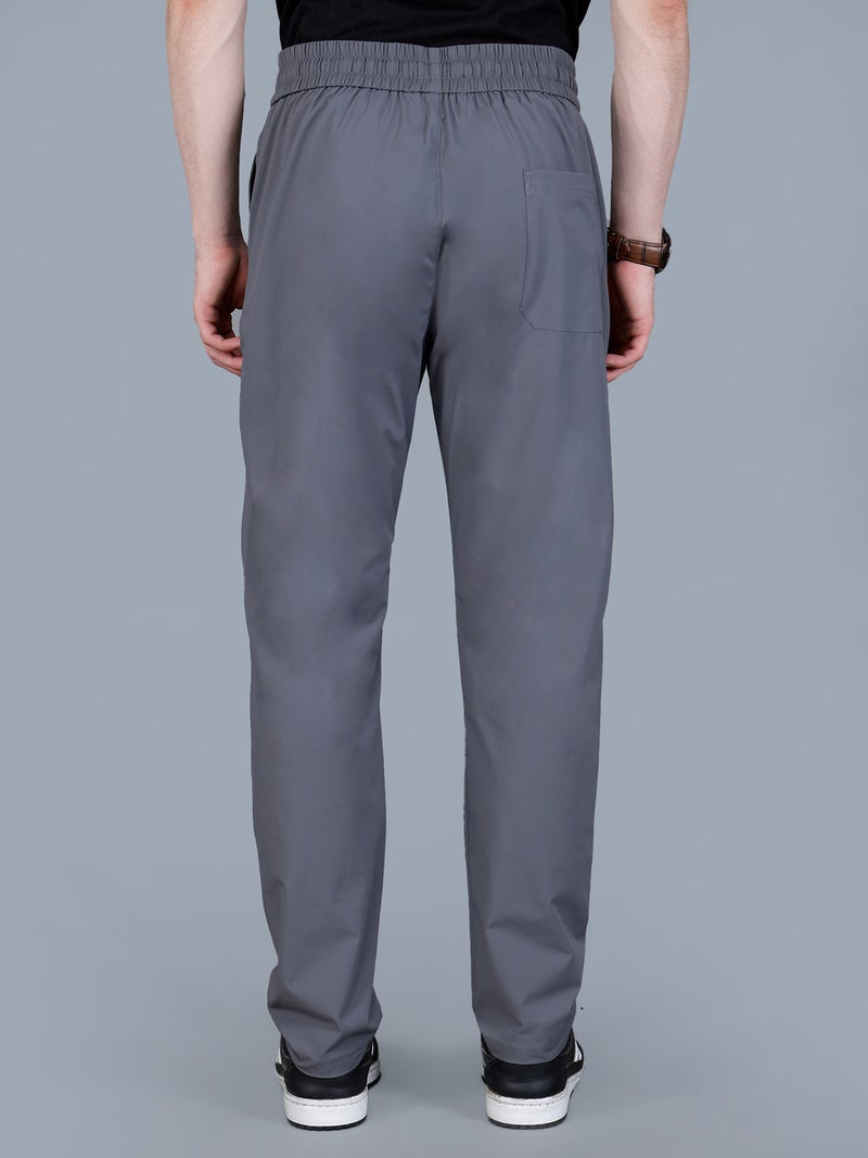 Fort Collins Men Solid Cargo Pants with Drawstring - Image 5