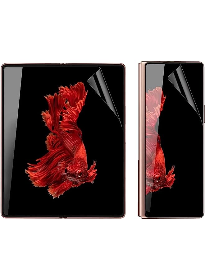 erorex Lukione Z Fold 4 Screen Protector Compatible With Samsung Galaxy Z Fold 4 Privacy Screen Protector (Internal Screen+Front Screen) Hydrogel Film Soft Bubble Free (Z Fold 4) - Image 1