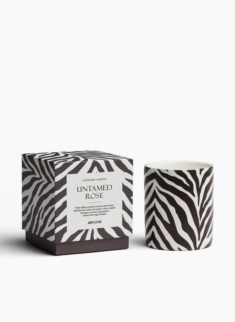 H&M Scented Candle In A Ceramic Holder