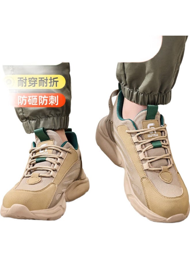 GUYISA Men'S Steel Toe Safety Work Shoes Lightweight Breathable Puncture-Proof Comfortable Safety Work Shoes 1157Bn 42 - Image 3