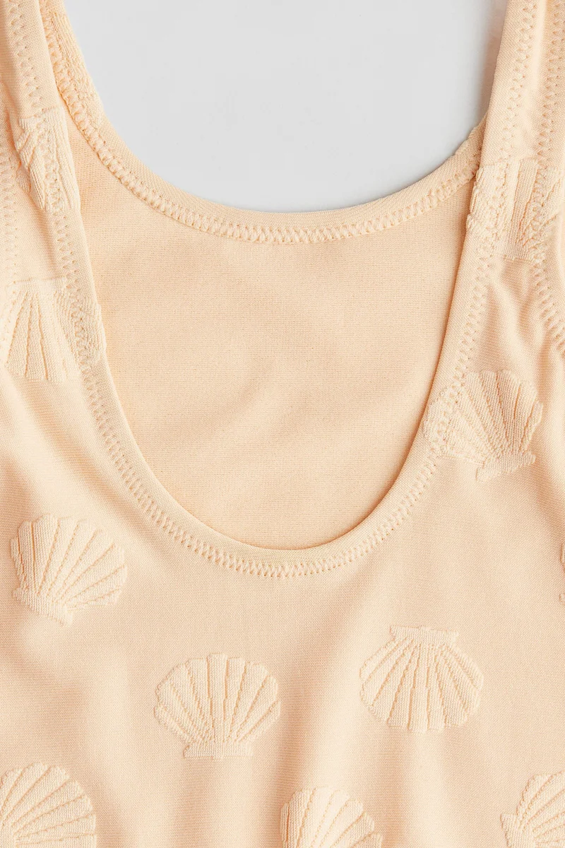 H&M Texture-pattern swimsuit
