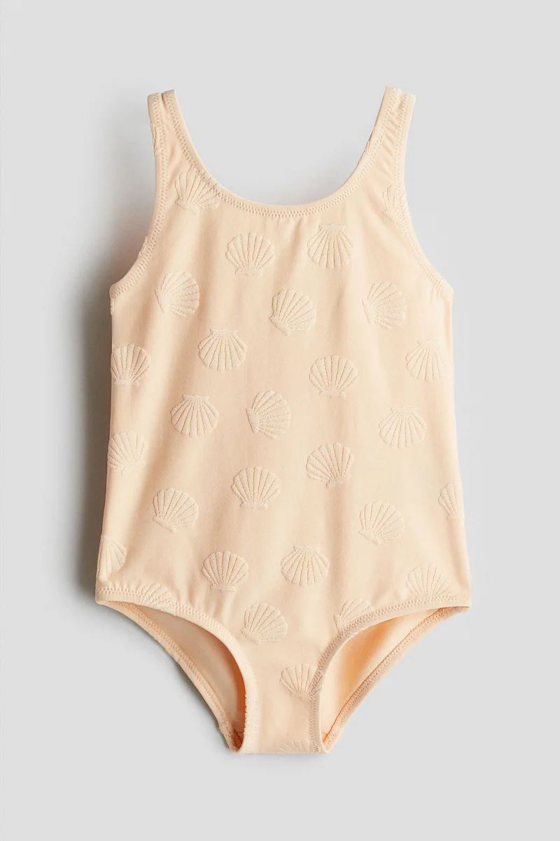 H&M Texture-pattern swimsuit