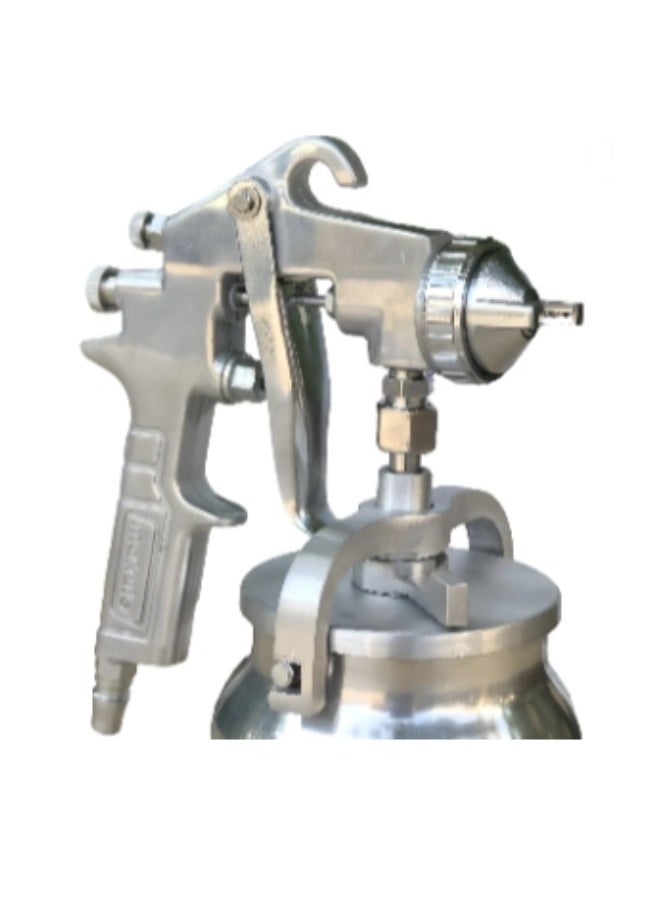makute 1000ml Painting Nano Spray Gun with 2mm Nozzle size  for Furniture Cars Vehicles Walls Metal Wood and Plastic and more Painting Task (PQ2)  - Image 2