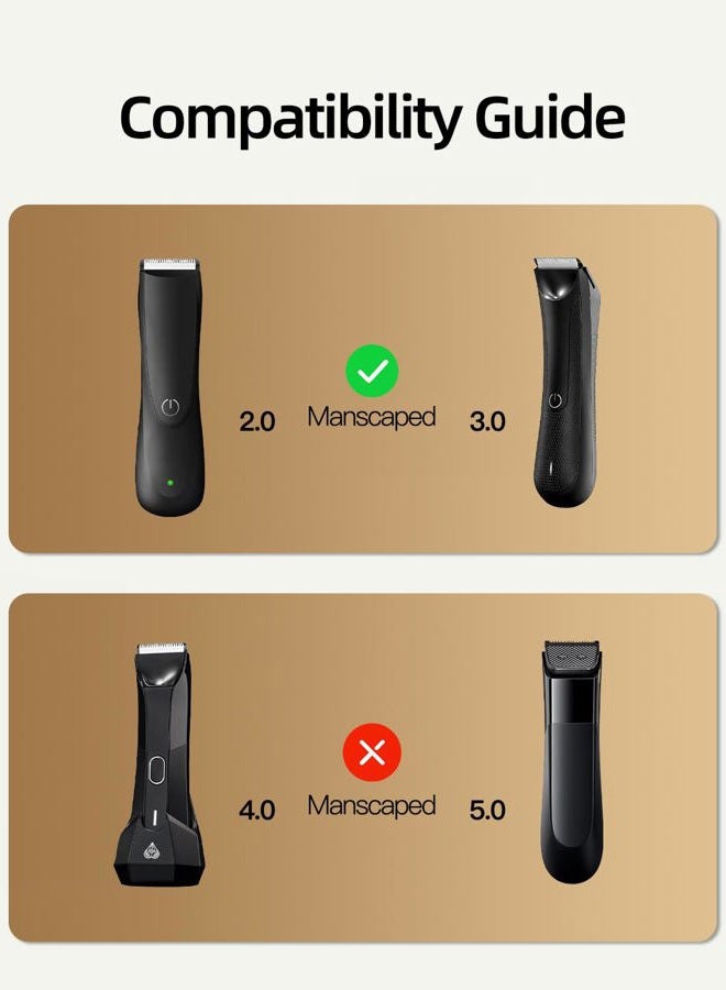 Superer Charger Replacement Fit for Manscaped - (Compatible with 3.0/2.0 Electric Groin Hair Trimmer Manscape) - Image 5