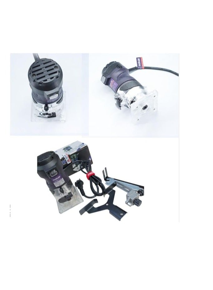 makute Laminate Trimmer Router 580W Motor, 30,000 RPM, Precision Depth Adjustment Ideal for Laminate, Wood, and more cutting and trimming- TR001 - Image 4