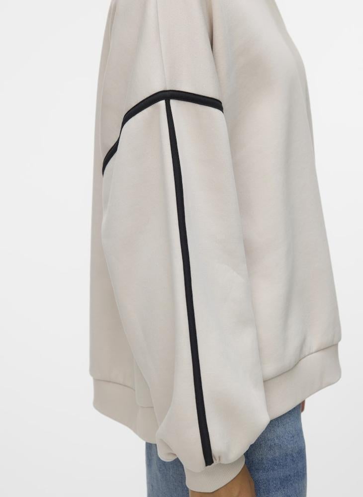 فيرو مودا سويت شيرت بأكمام طويلة ورقبة دائرية من فيم شيرلي - Image 3