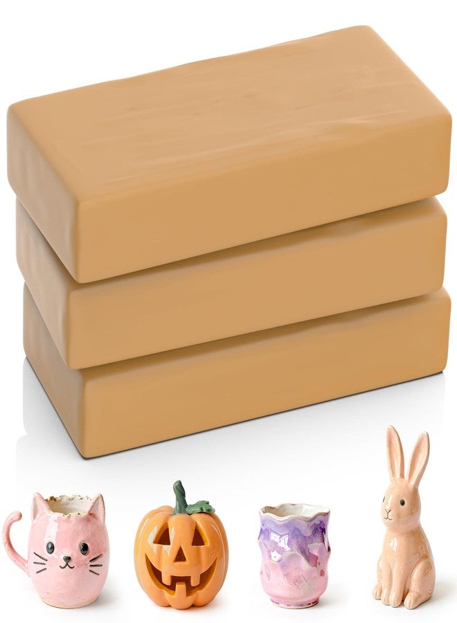 Aujazyble Air Dry Clay - 3.3lbs Yellow Natural Pottery Clay for Kids, No-Cracking & Self Hardening, Professional Bulk Modeling Clay, Sculpting, Arts & Craft Supplies for Classrooms - Image 1
