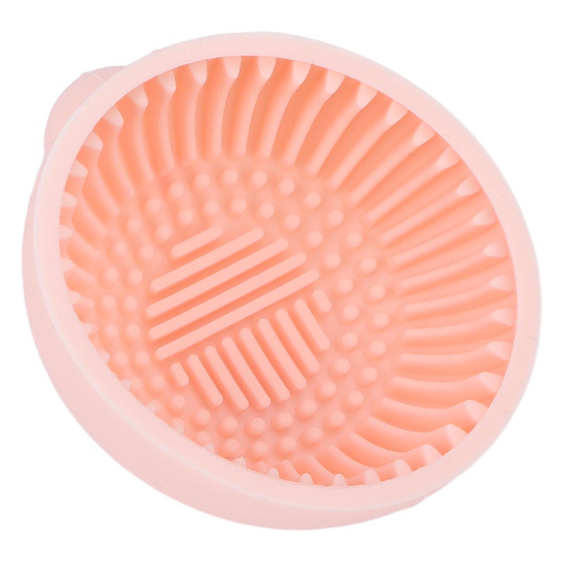 Silicone Makeup Brush Cleaner: Anti-slip Multi-texture Design, Gentle Brush Hair Protection - Portable Small Size for Home, Travel, Makeup Artists And Enthusiasts - Image 5