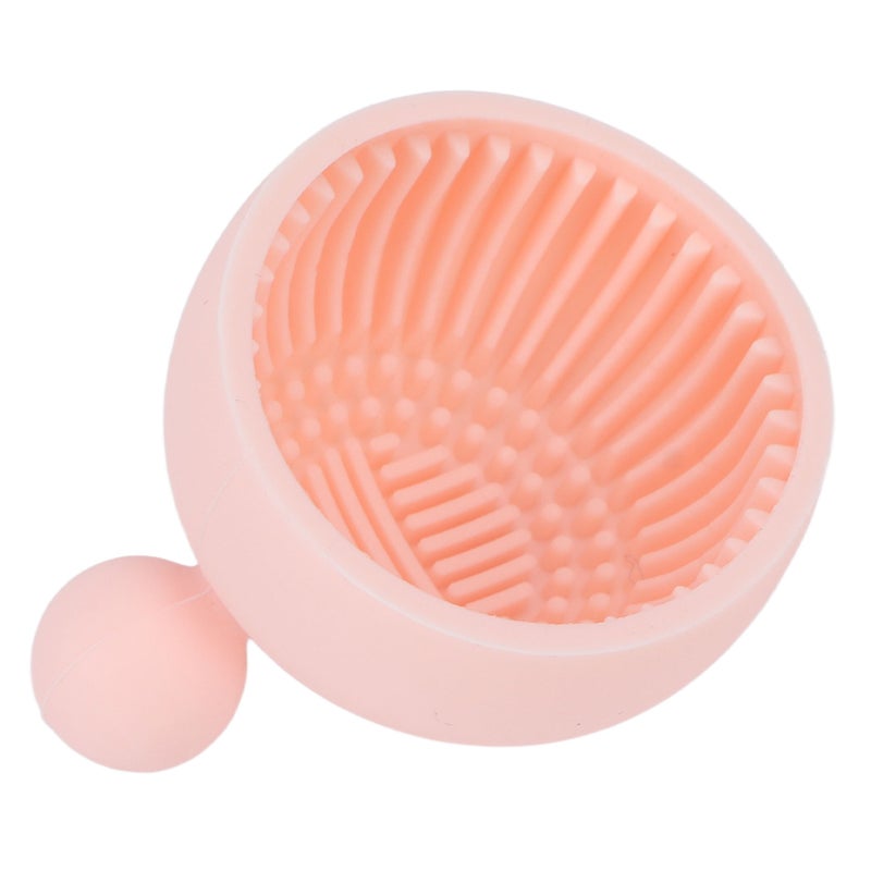 Silicone Makeup Brush Cleaner: Anti-slip Multi-texture Design, Gentle Brush Hair Protection - Portable Small Size for Home, Travel, Makeup Artists And Enthusiasts - Image 3