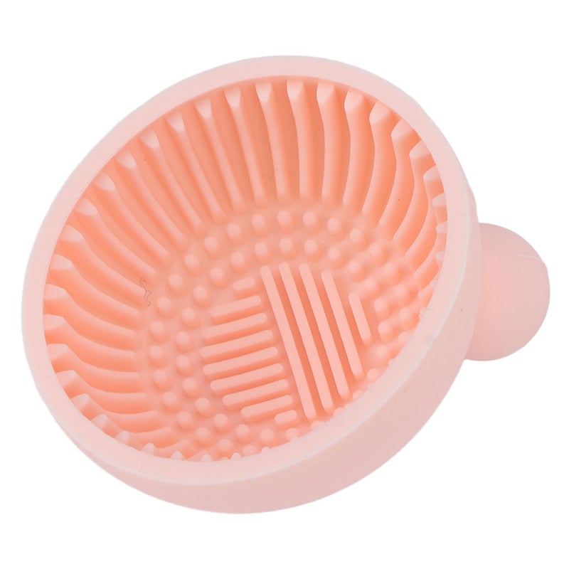 Silicone Makeup Brush Cleaner: Anti-slip Multi-texture Design, Gentle Brush Hair Protection - Portable Small Size for Home, Travel, Makeup Artists And Enthusiasts - Image 2