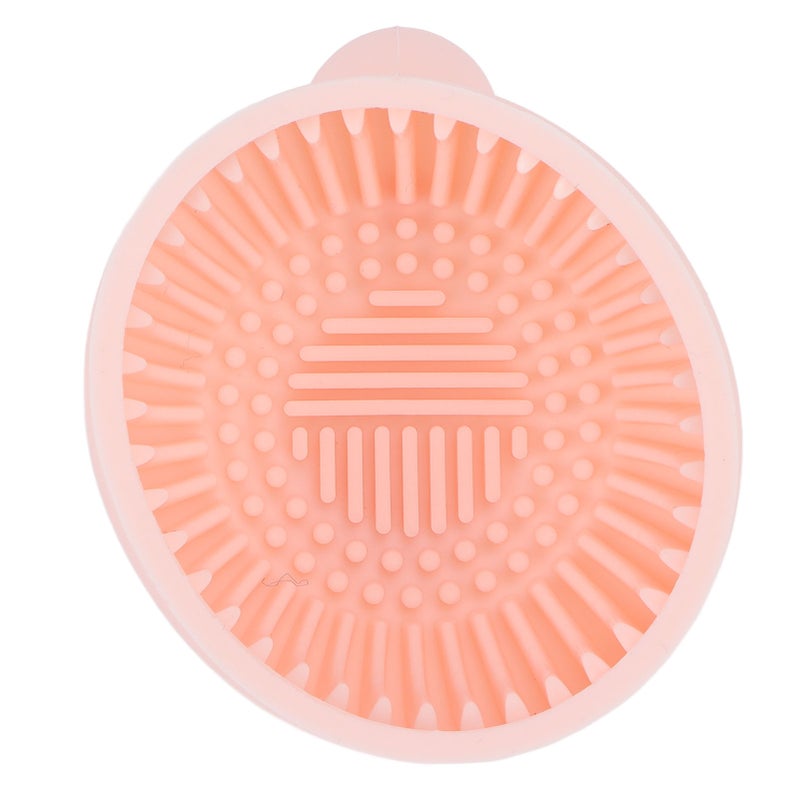 Silicone Makeup Brush Cleaner: Anti-slip Multi-texture Design, Gentle Brush Hair Protection - Portable Small Size for Home, Travel, Makeup Artists And Enthusiasts - Image 4