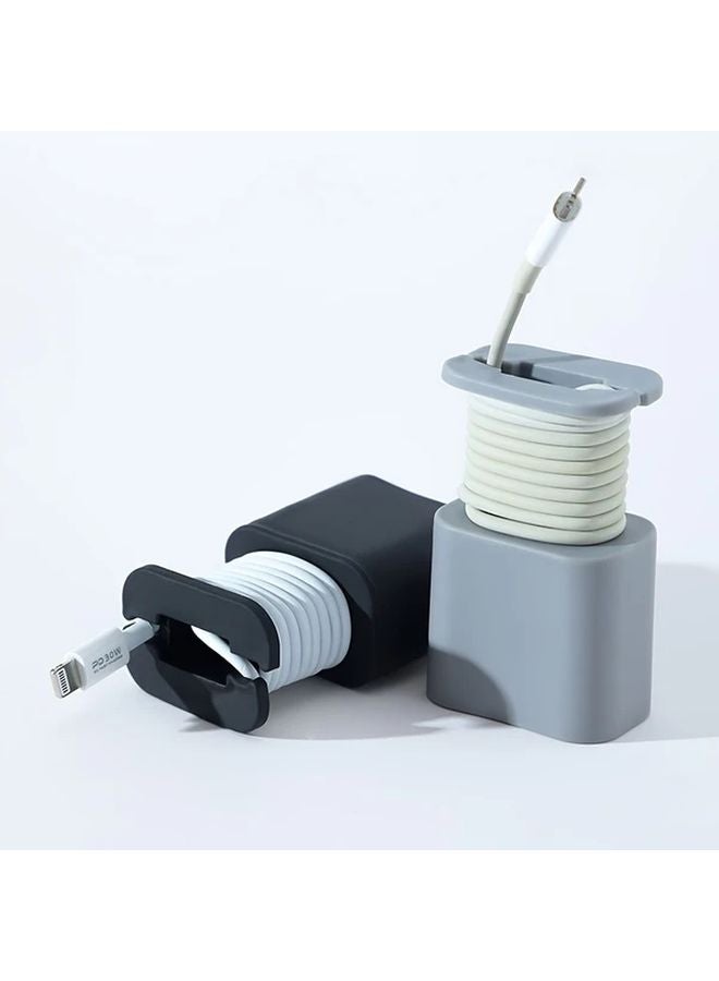 شاحن سناپباك أبيض 2 في 1 - منظف وملف شاحن لمحولات الطاقة 18 واط و20 واط - Image 4